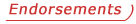 Endorsements